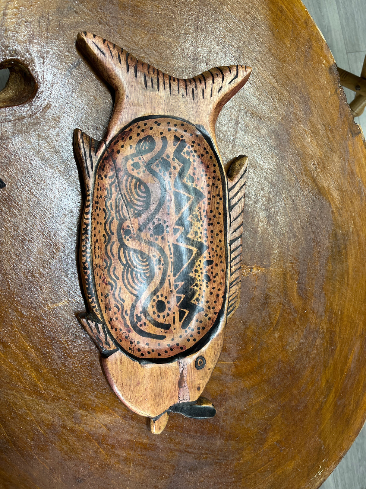 Handmade Flat Fish Shaped Dish