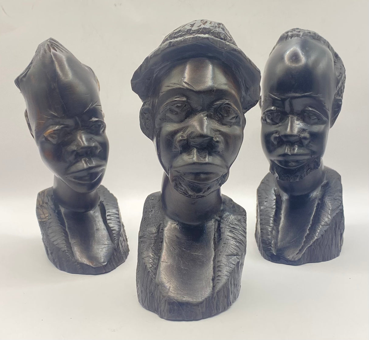 Ebony Villager Head Ornament