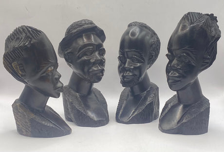 Ebony Villager Head Ornament