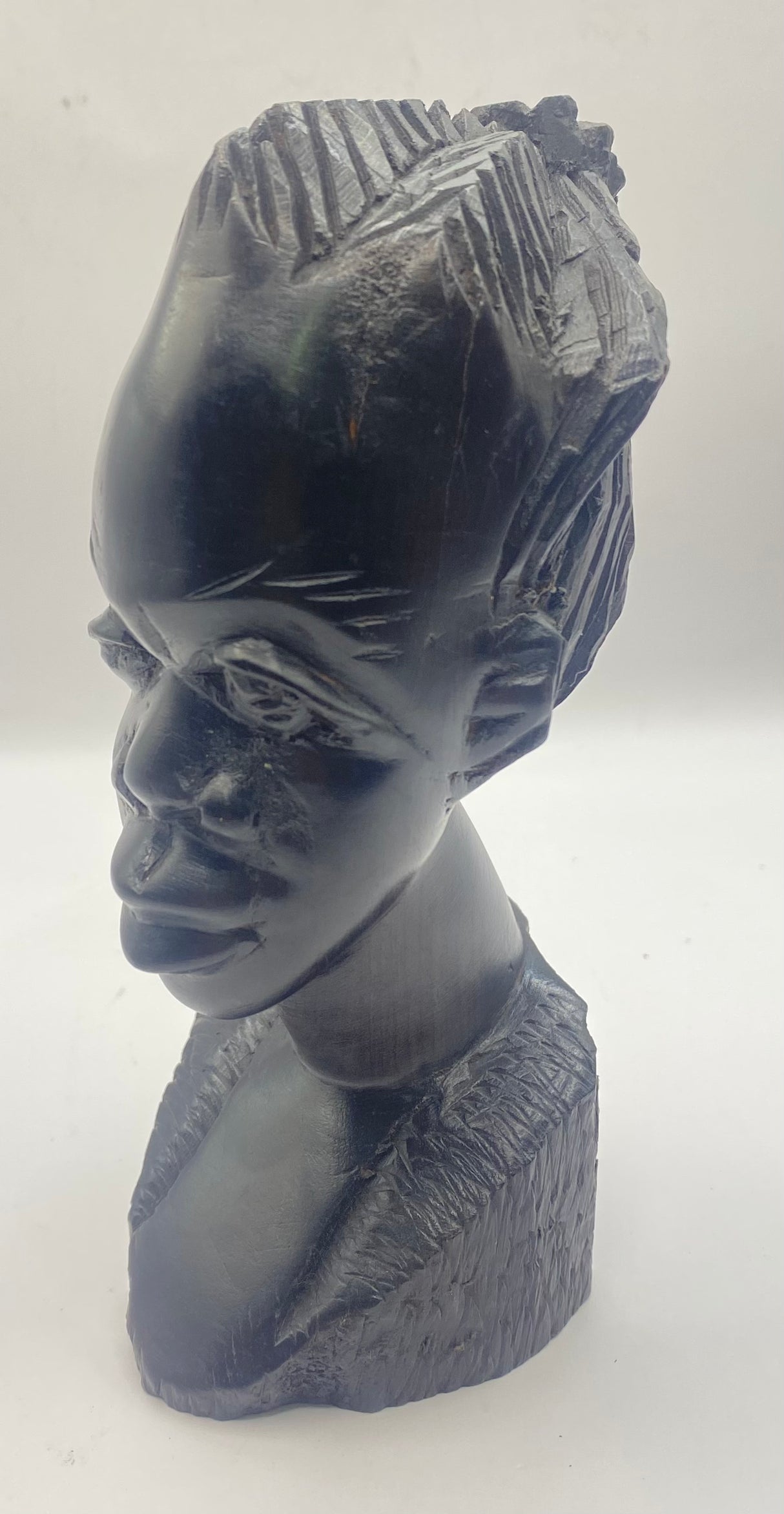 Ebony Villager Head Ornament