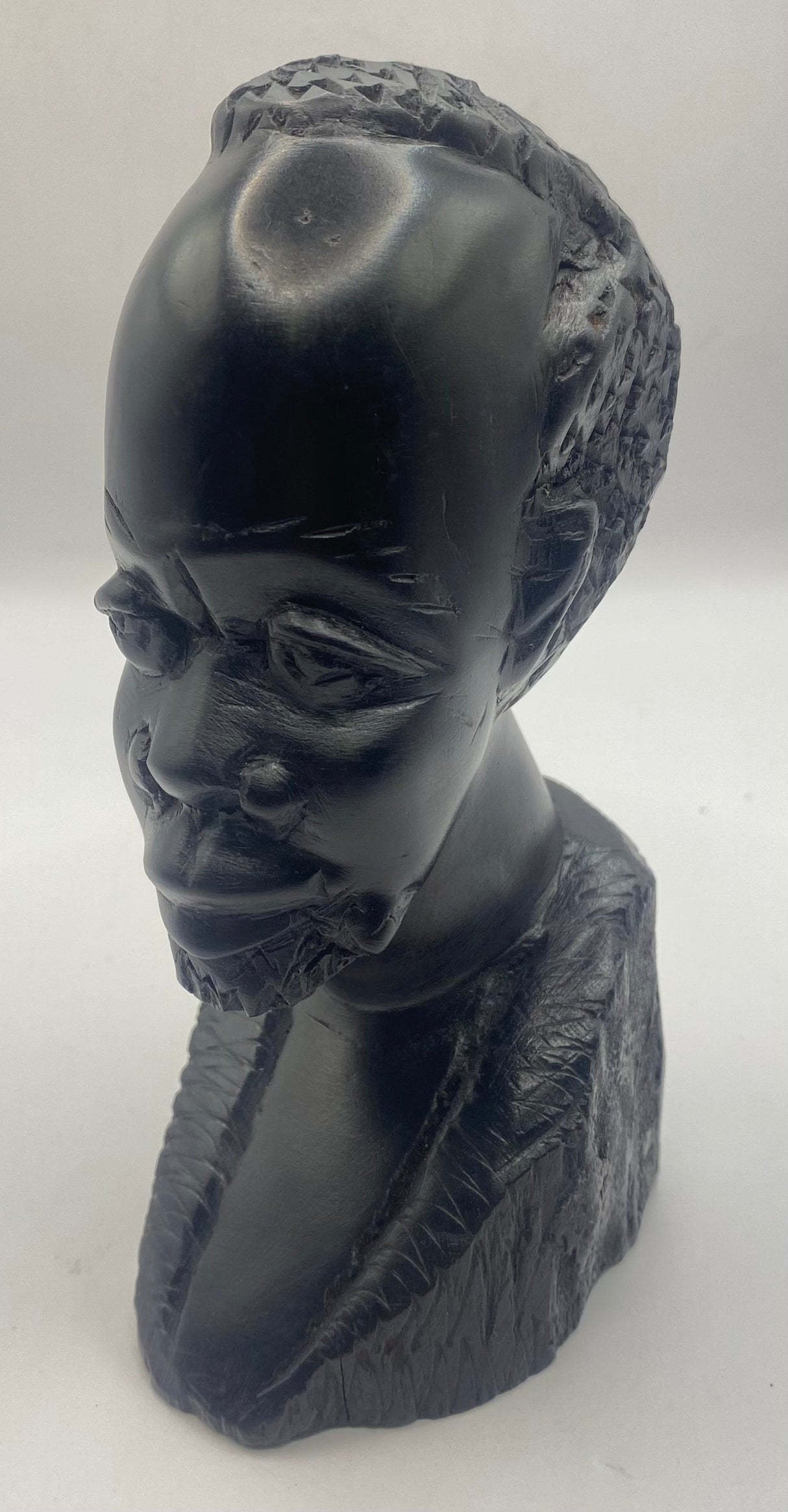 Ebony Villager Head Ornament