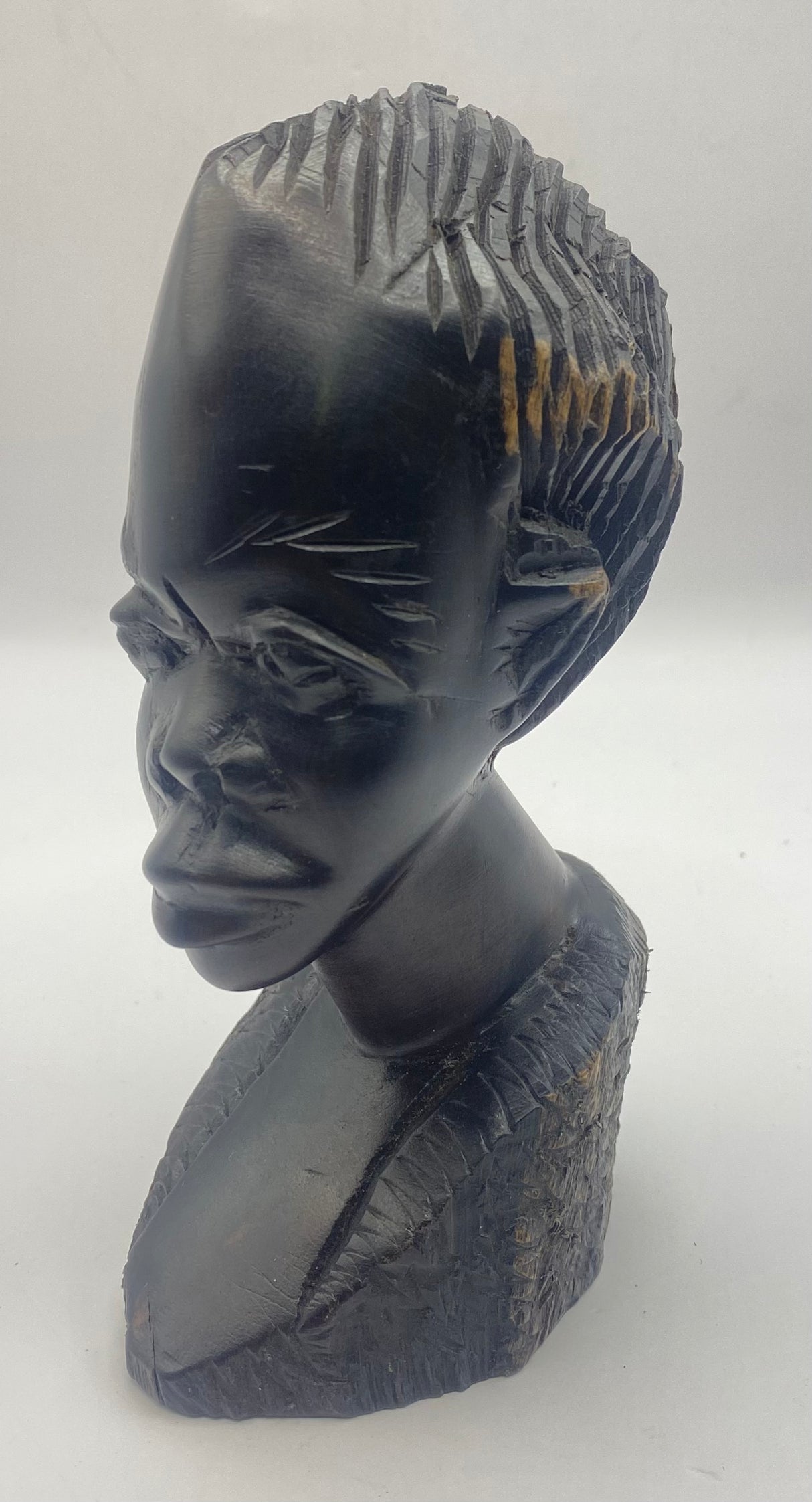 Ebony Villager Head Ornament