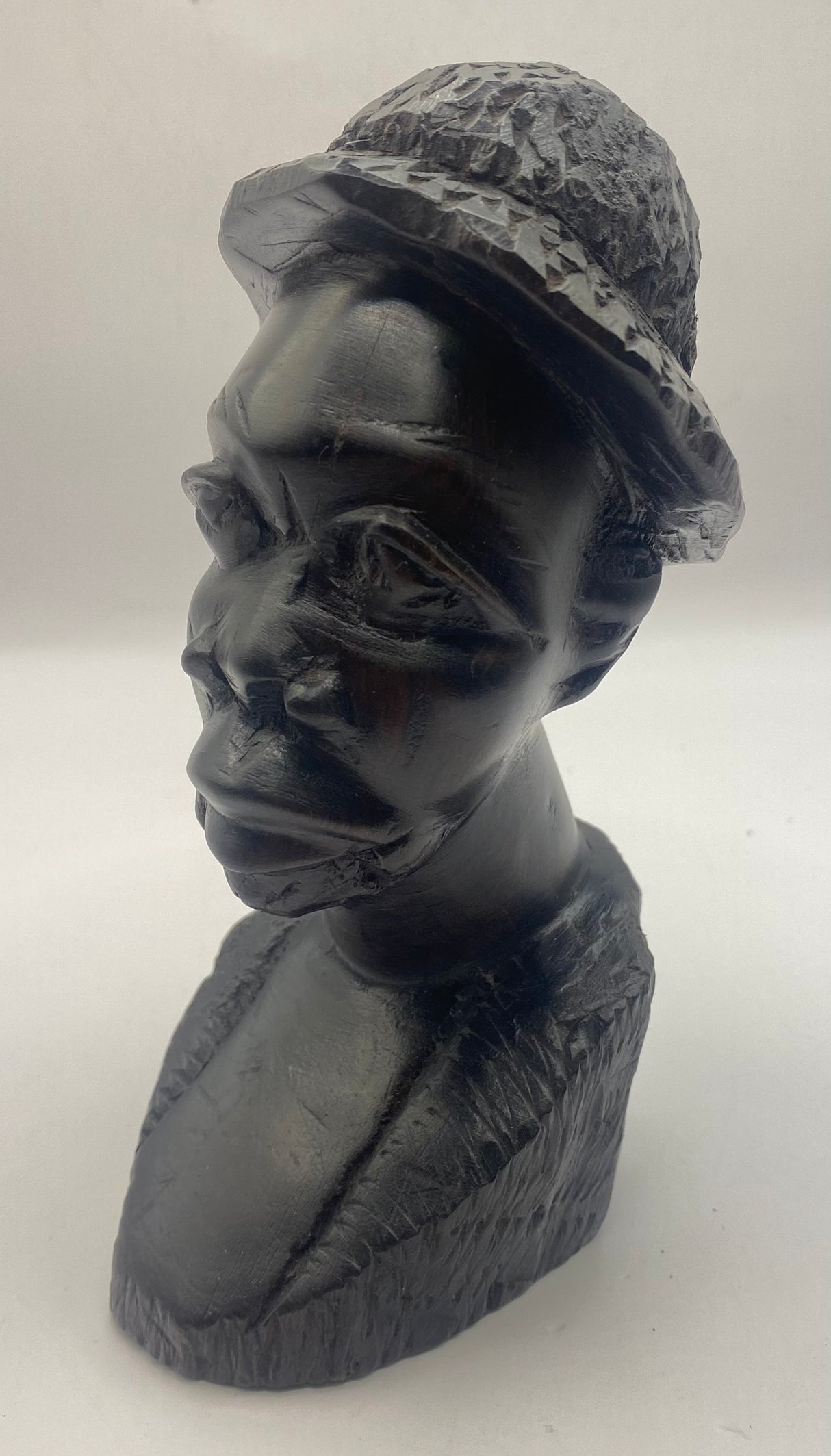 Ebony Villager Head Ornament