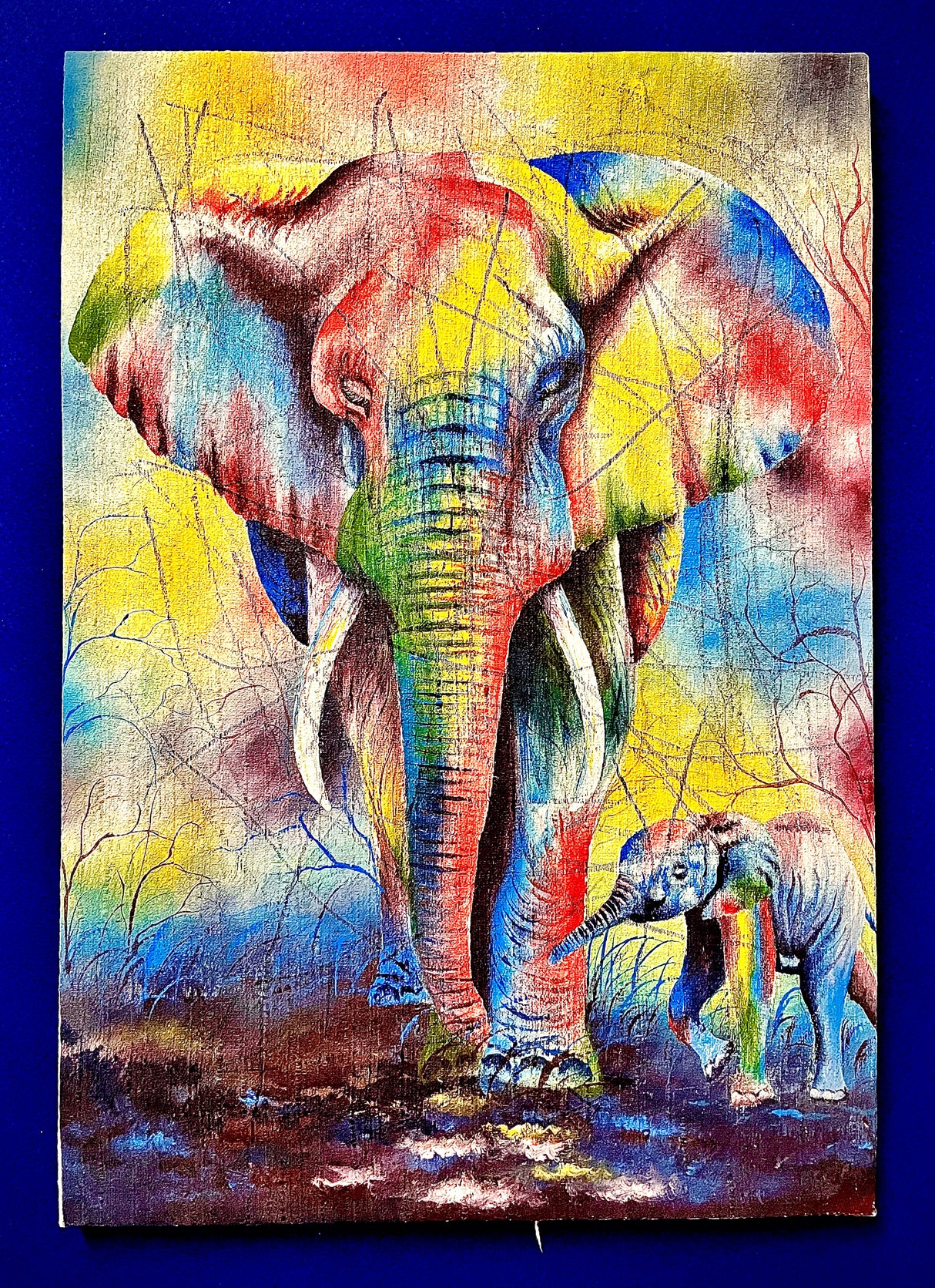 Acrylic Painting On Canvas - 'Birth of a New Life'