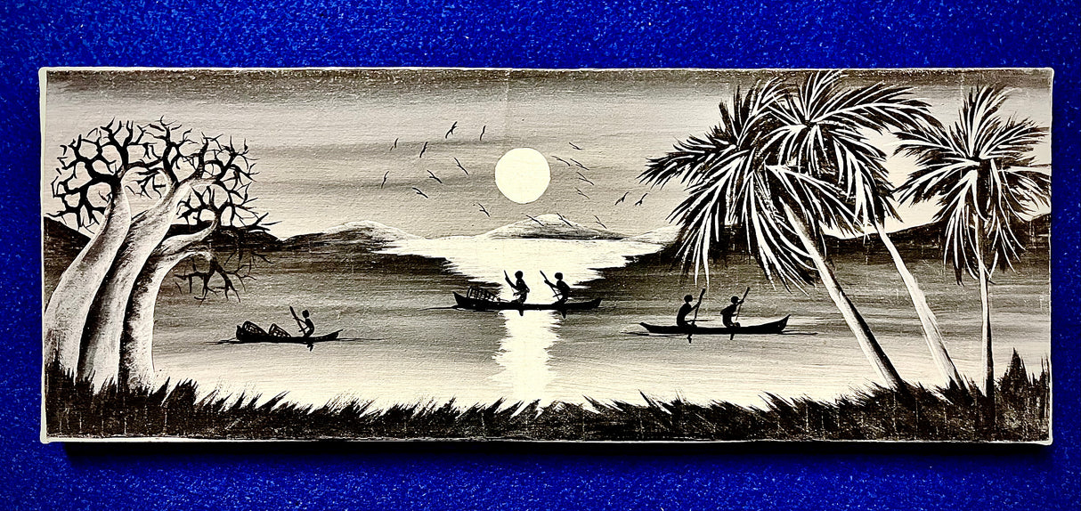 Acrylic Painting On Canvas - 'In The Dead Of The Night'