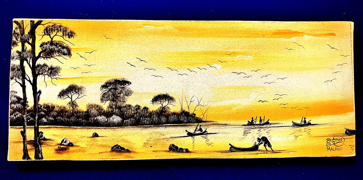 Acrylic Painting On Canvas - 'Early Endeavours'