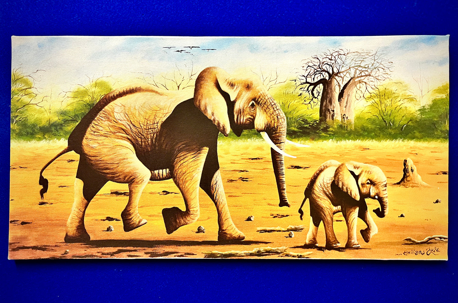 Acrylic Painting On Canvas - 'Every Day is a Lesson'