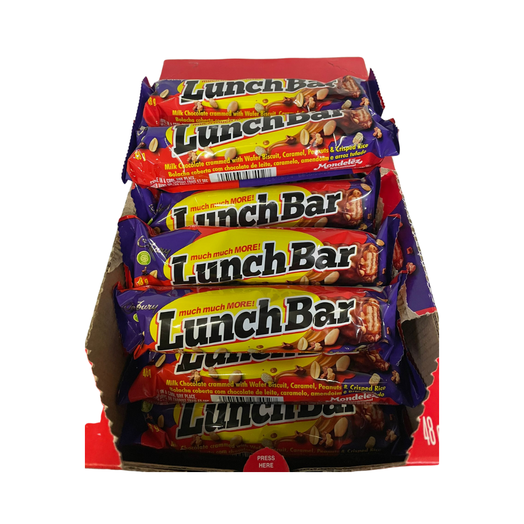 Lunchbar South African Cadbury Chocolate Bar 48g