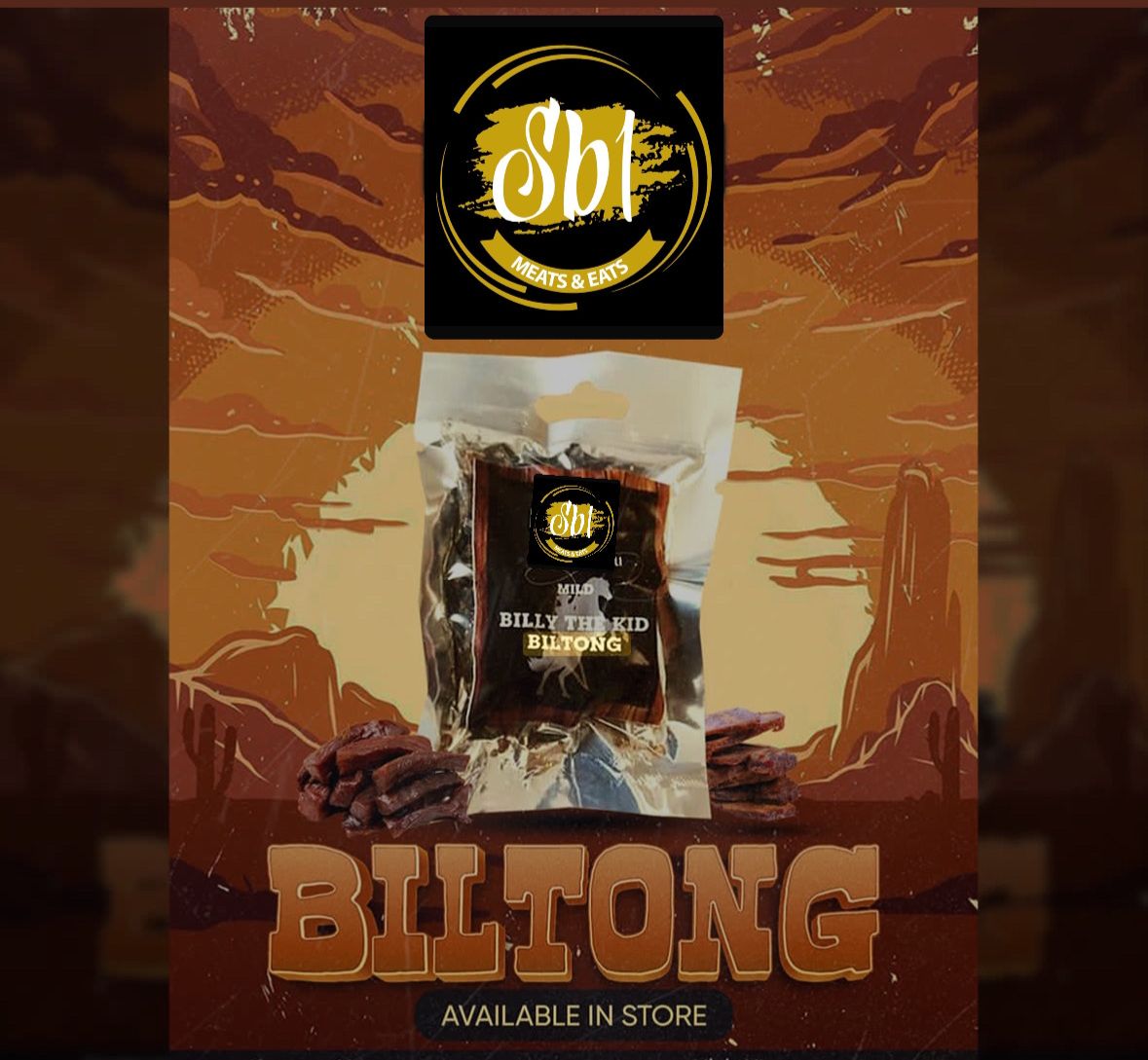SBI Billy the Kid Biltong (Dry) Halal 35g