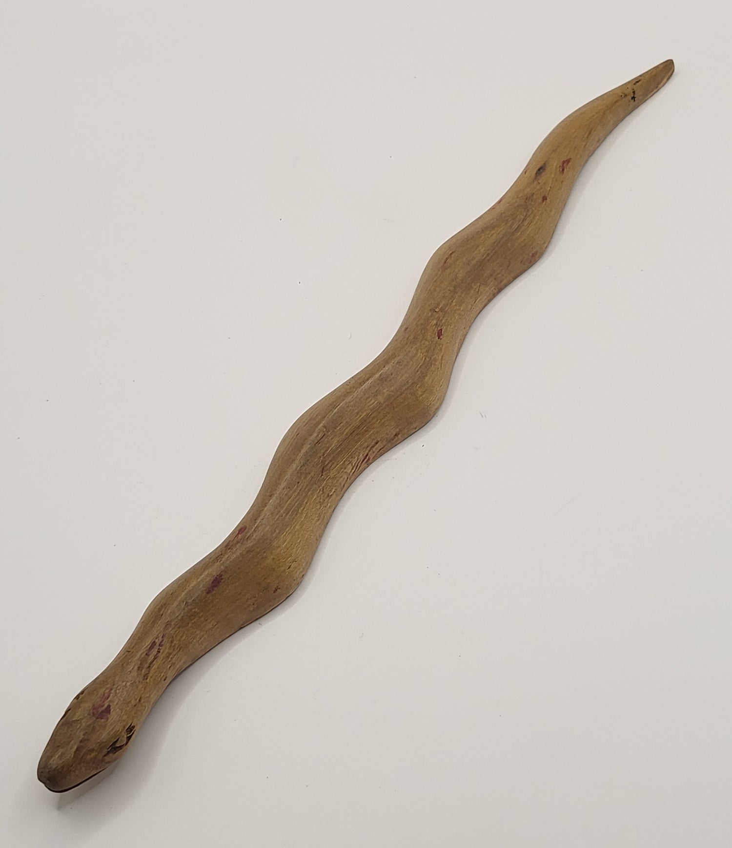 Wooden Hand Carved Snake