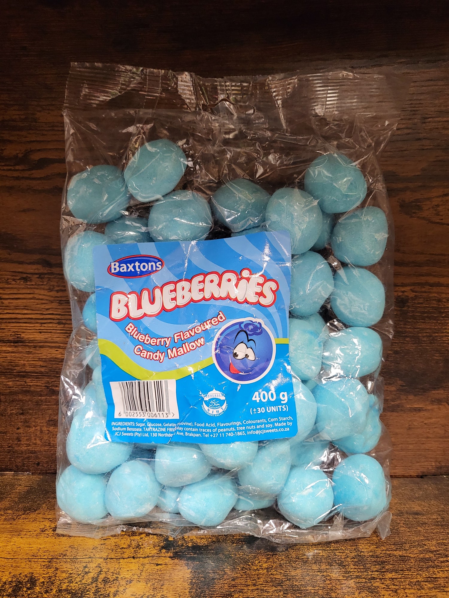 Baxtons Candy Mallow Blueberry 400g Bag