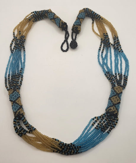 Beaded Necklace with Clasp