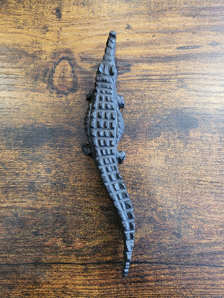 Small Black Stone Crocodile