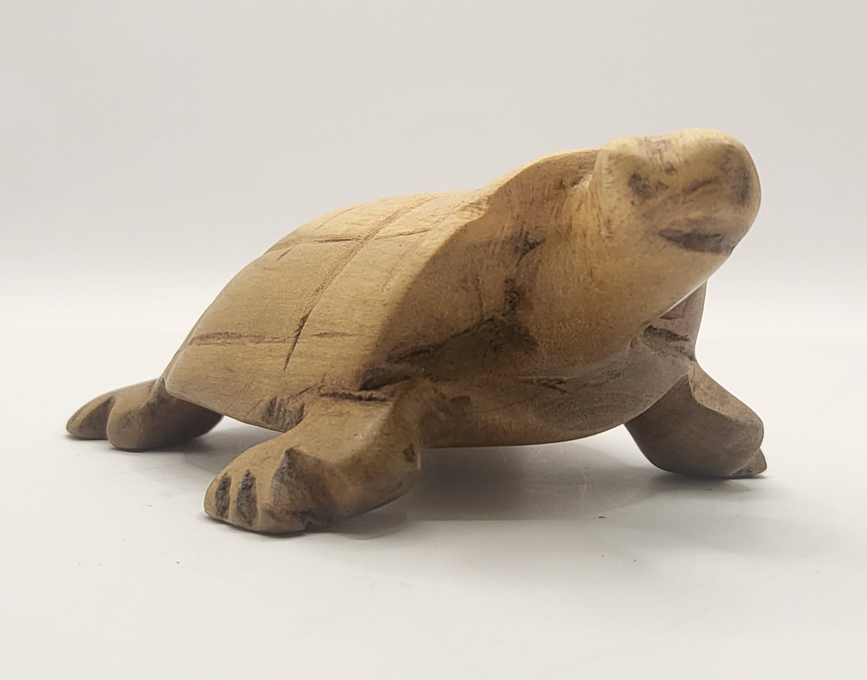 Wooden Hand Carved Turtle
