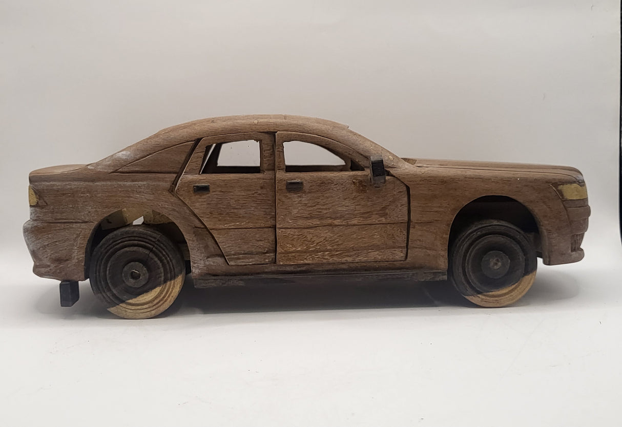 Unique Hand Carved Wooden Cars