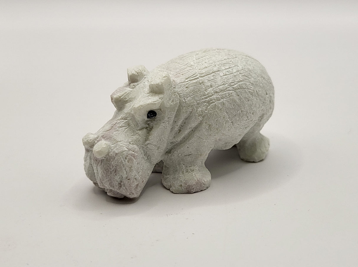 White Stone Hippos