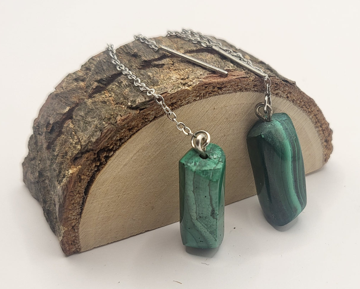 Malachite Earrings