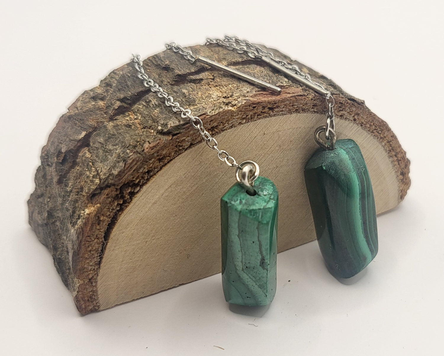 Malachite Earrings