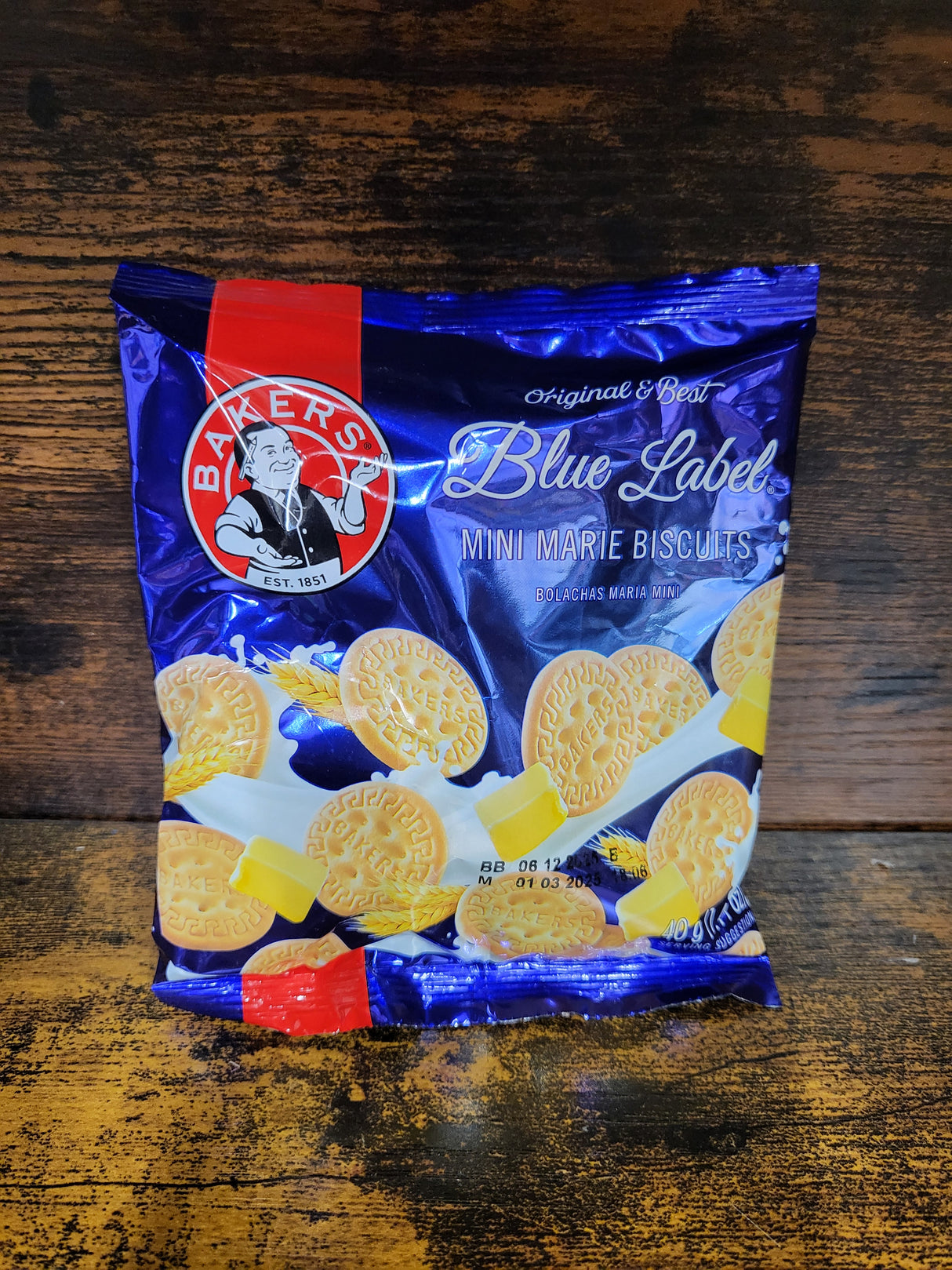 Bakers Mini Marie Biscuits 40g Bag
