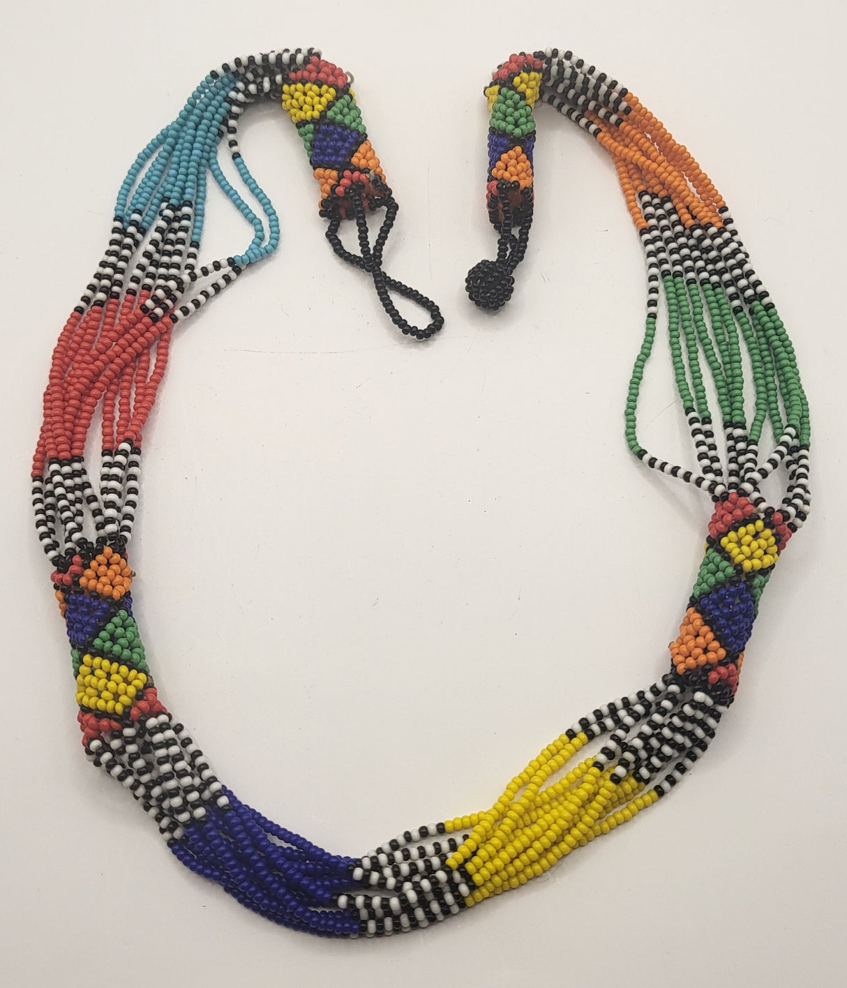 Beaded Necklace with Clasp