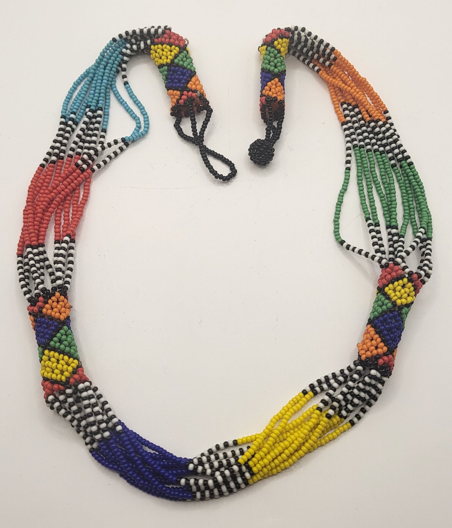Beaded Necklace with Clasp
