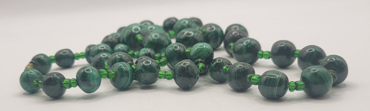 Malachite Beaded Necklaces