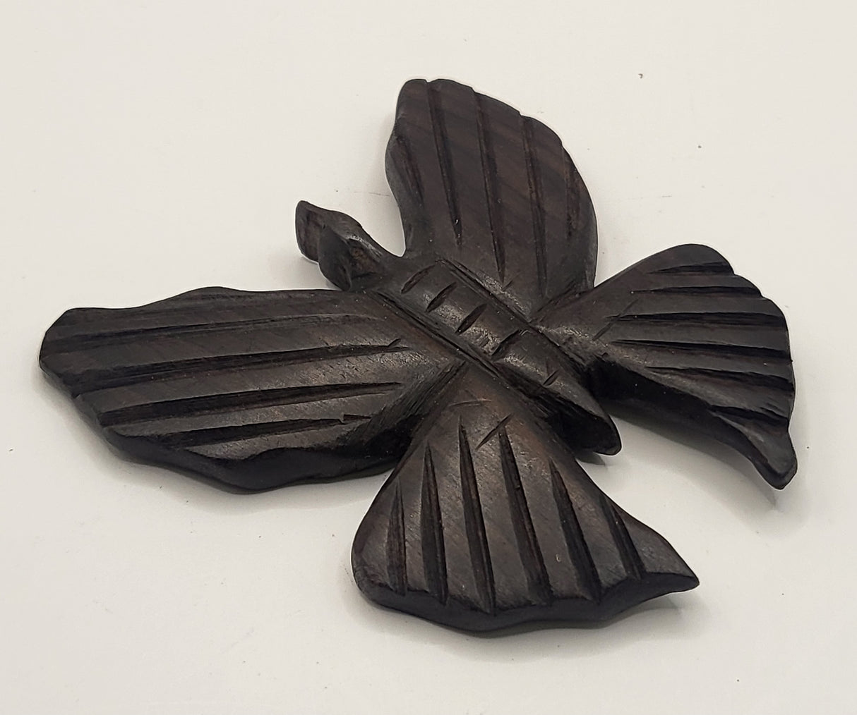Ebony Hand Carved Butterflies