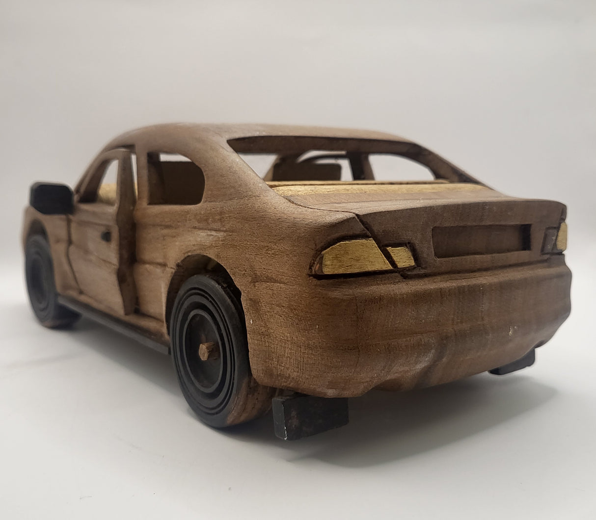 Unique Hand Carved Wooden Cars