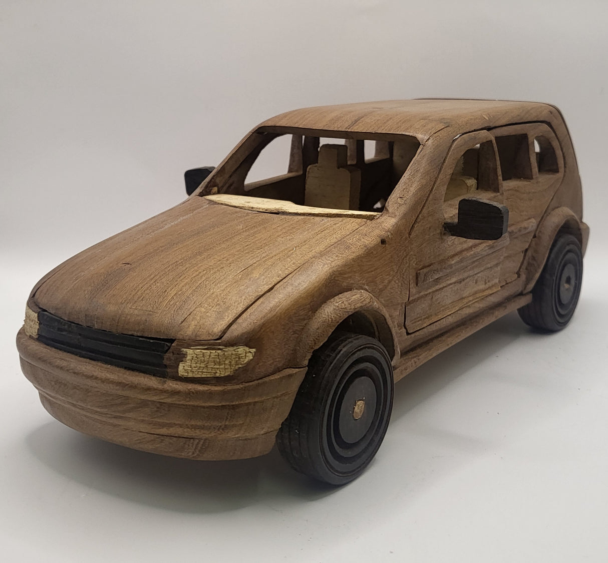 Unique Hand Carved Wooden Cars