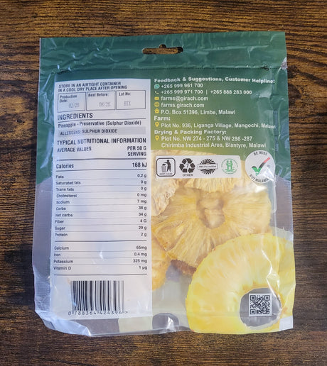 Dried Pineapple Rings