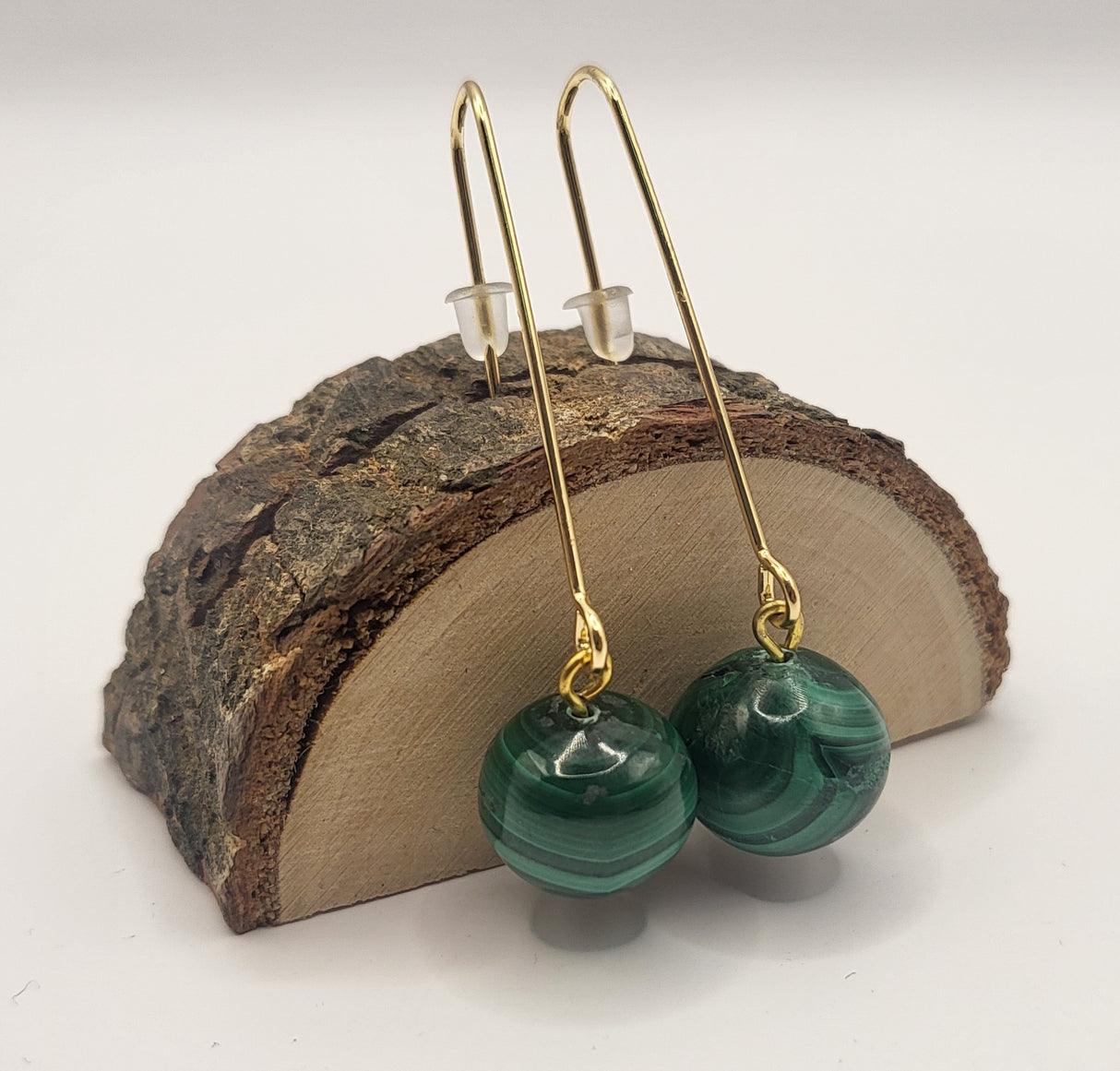 Malachite Earrings
