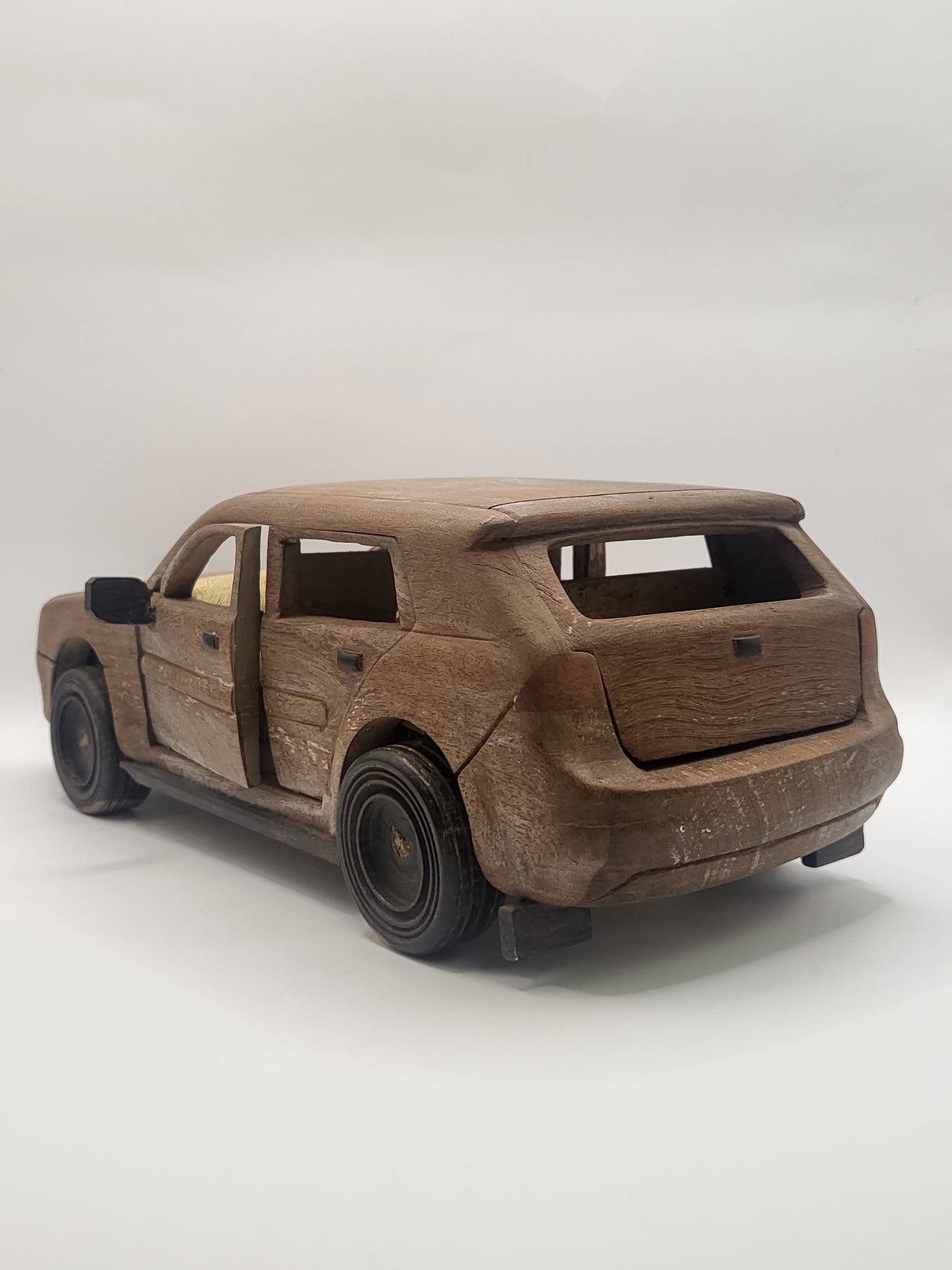 Unique Hand Carved Wooden Cars