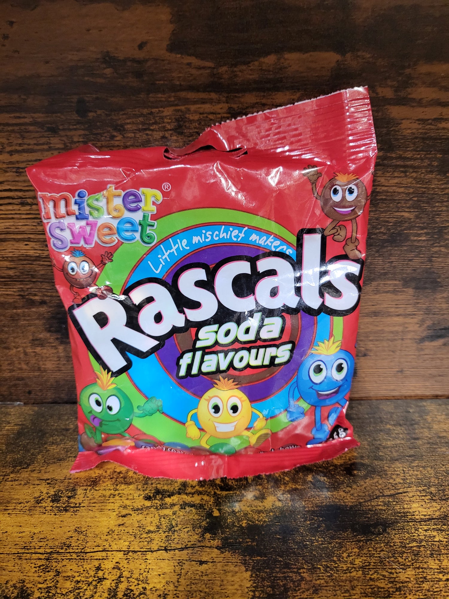 Rascals Soda Flavour 125g Bag