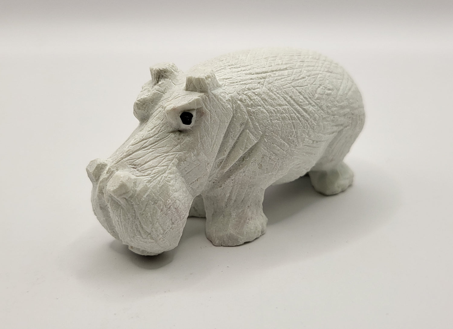 White Stone Hippos