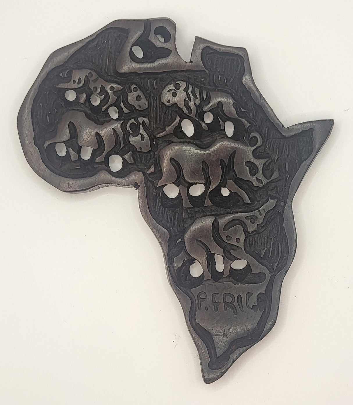 Africa Outline Wooden Frames
