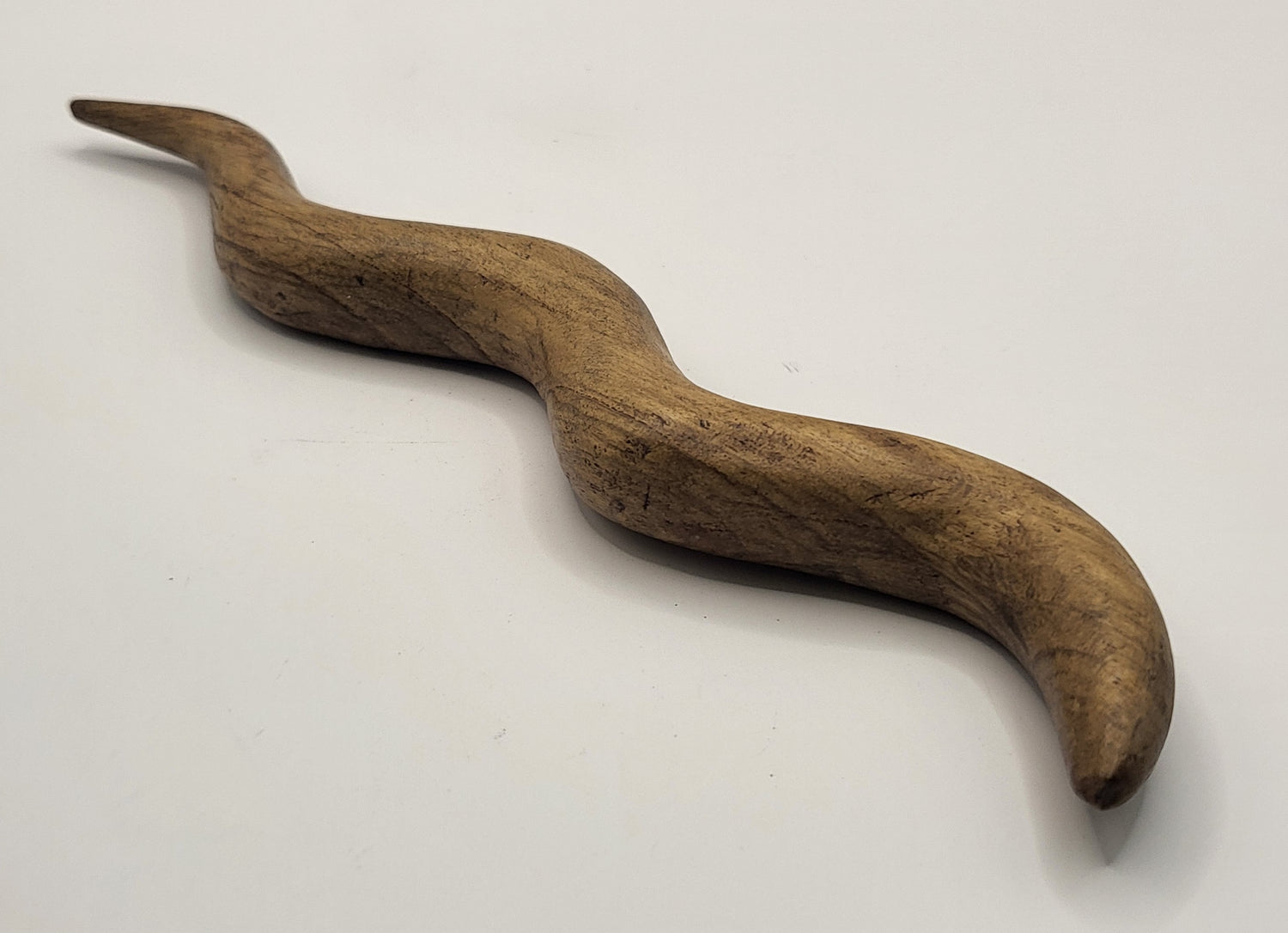 Wooden Hand Carved Worm