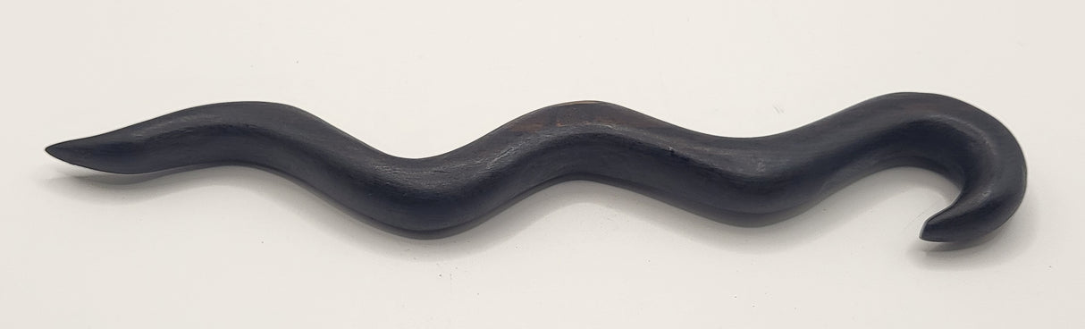 Ebony Hand Carved Worms