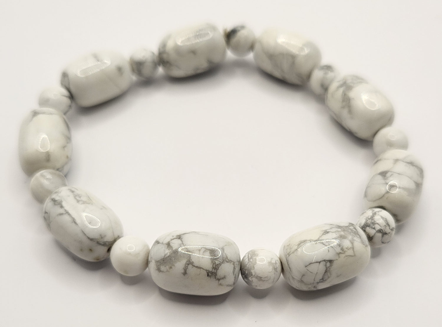 White Howlite Bracelets