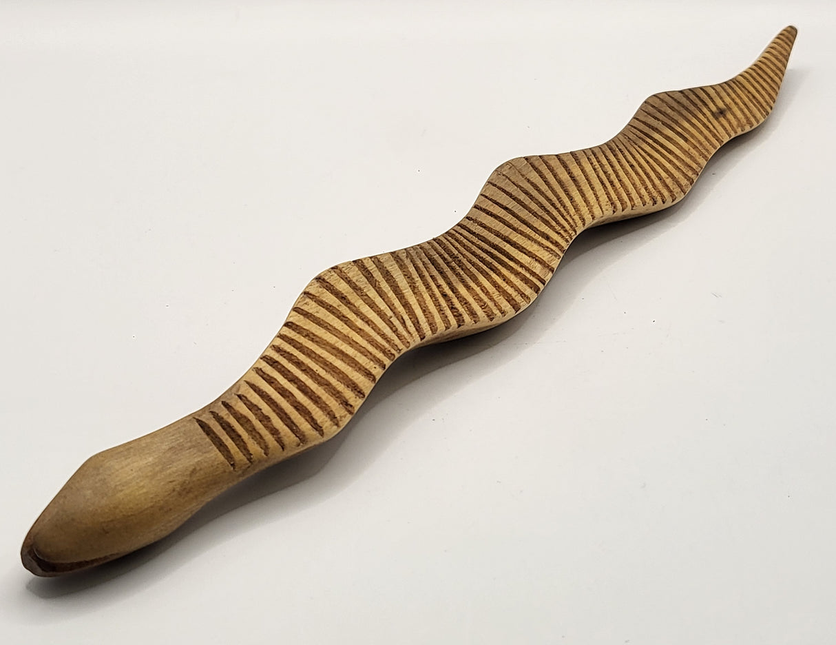 Wooden Hand Carved Snake