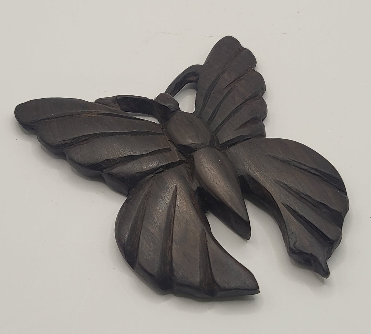 Ebony Hand Carved Butterflies