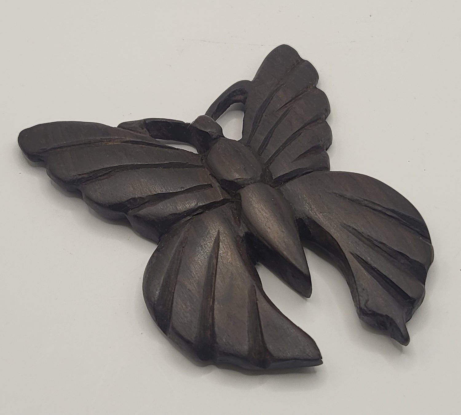 Ebony Hand Carved Butterflies