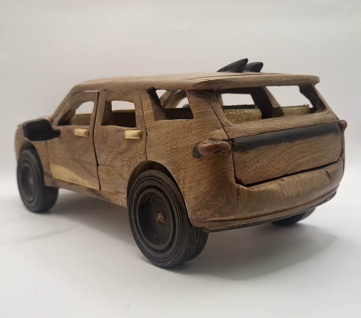 Unique Hand Carved Wooden Cars