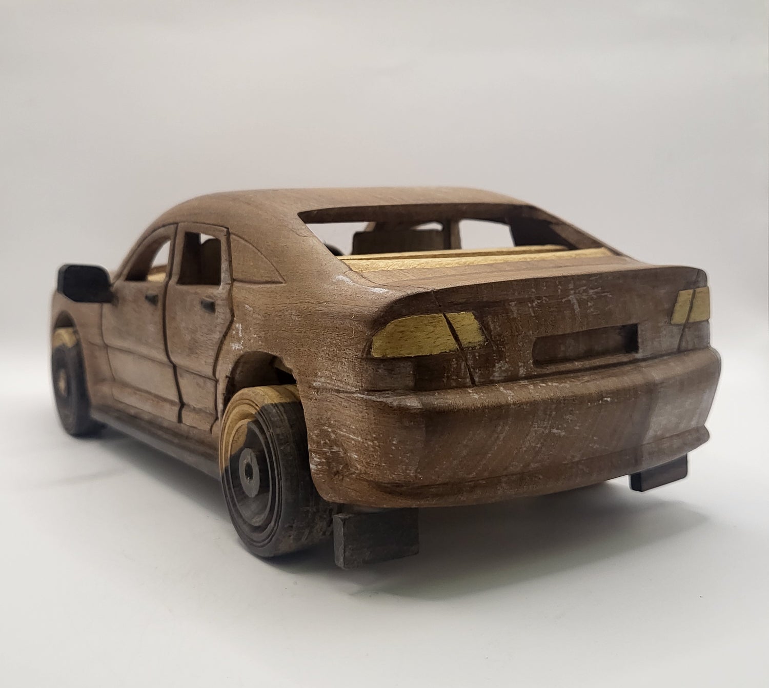 Unique Hand Carved Wooden Cars