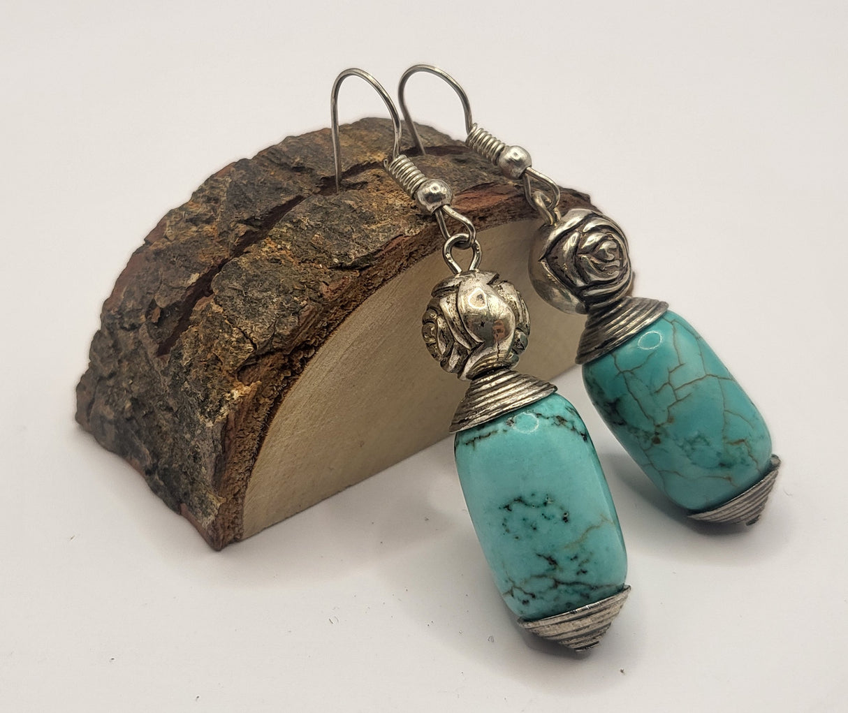 Blue Howlite Earrings
