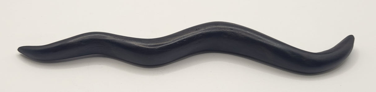 Ebony Hand Carved Worms
