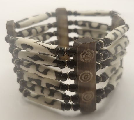 Six Strand Mixed Colour Bracelet