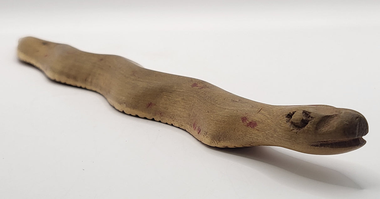 Wooden Hand Carved Snake