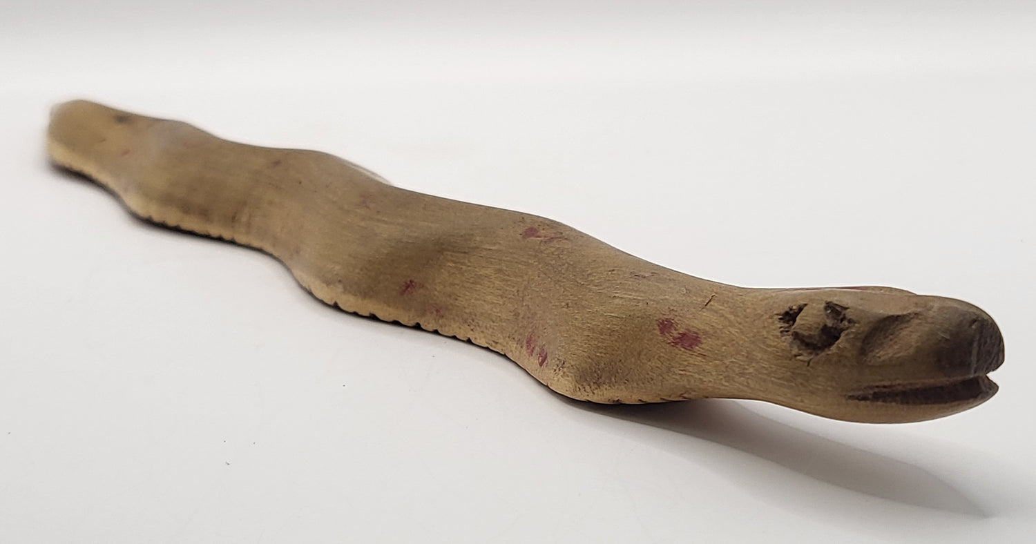 Wooden Hand Carved Snake