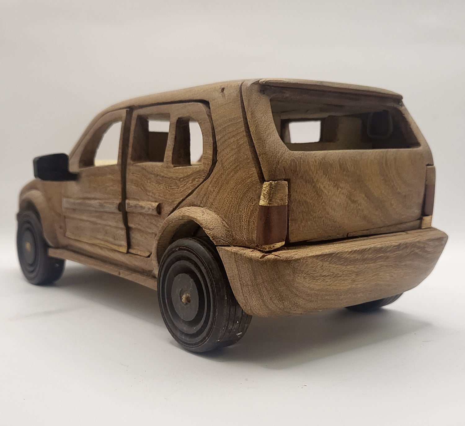 Unique Hand Carved Wooden Cars