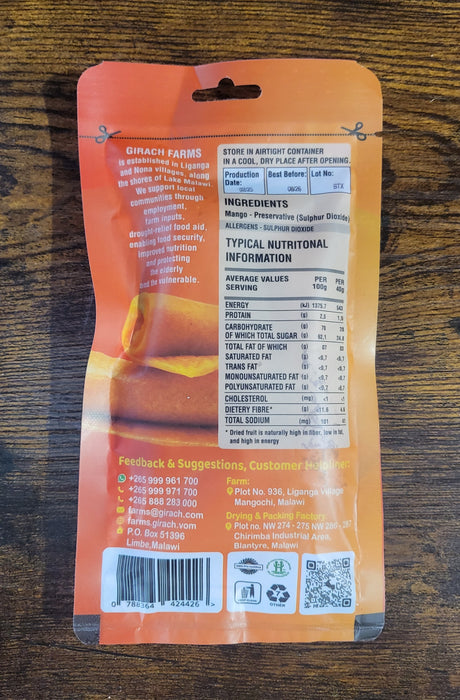 Dried Mango Rolls